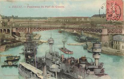 CPA FRANCE 29 "Brest, le port"