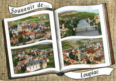 / CPSM FRANCE 12 "Souvenir de Loupiac"