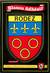 / CPSM FRANCE 12 "Rodez" / BLASON ADHESIF