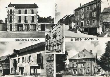 / CPSM FRANCE 12 "Rieupeyroux et ses hôtels"