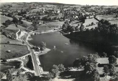 / CPSM FRANCE 12 "Salles Curan, vue panoramique aérienne"