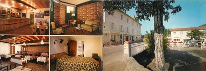 / CPSM FRANCE 12 "Port d'Agres, hôtel restaurant du tourisme" / LIVRET