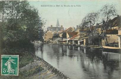 CPA FRANCE 77 "Nemours, bref du moulin de la ville"