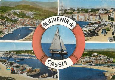 / CPSM FRANCE 13 "Cassis, le port, la plage"