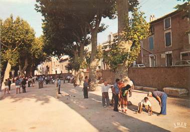 / CPSM FRANCE 13 "Chateaurenard, les allées" / BOULES