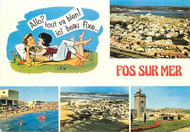 / CPSM FRANCE 13 "Fos sur Mer"