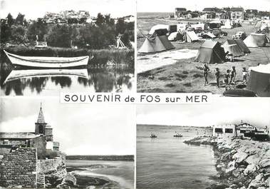 / CPSM FRANCE 13 "Fos sur Mer" / CAMPING