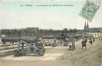 CPA FRANCE 75007 "Paris, les Canons de l'Hôtel des Invalides"