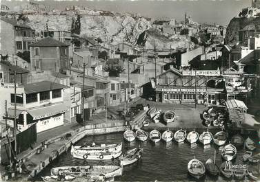 / CPSM FRANCE 13 "Marseille, la corniche, la vallon des Auffes"