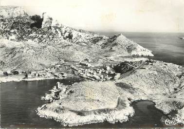 / CPSM FRANCE 13 "Marseille Les Goudes, vue panoramique aérienne" 