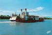 / CPSM FRANCE 13 "Les Saintes Maries de la Mer, Tiki, bateau promenade en camargue"