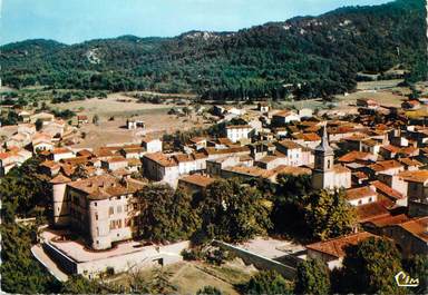 / CPSM FRANCE 13 "La Roque d'Anthéron, vue générale aérienne"