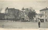 43 Haute Loire / CPA FRANCE 43 "Saint Didier la Séauve, la place du Foiral et la croix de la Mission" / PRECURSEUR, avant 1900"