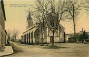 40 Lande CPA FRANCE 40 "Eugénie les Bains, l'Eglise, route d'Aire"