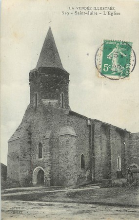 / CPA FRANCE 85 "Saint Juire, l'église  / PRECURSEUR, avant 1900"