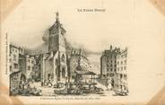 54 Meurthe Et Moselle / CPA FRANCE 54 " Le Vieux Nancy, l'ancienne église Saint Epvre"  / PRECURSEUR, avant 1900"