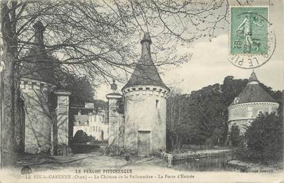 / CPA FRANCE 61 "Le Pin la Garenne, le château de la Pellonière, la porte d'entrée" / PRECURSEUR, avant 1900