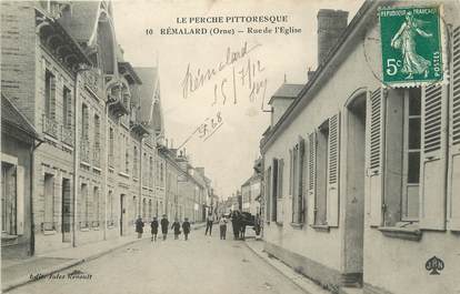 / CPA FRANCE 61 "Rémalard, rue de l'église "  / PRECURSEUR, avant 1900