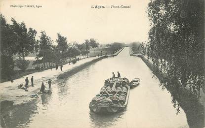 / CPA FRANCE 47 "Agen, pont Canal"  / PRECURSEUR, avant 1900