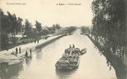 47 Lot Et Garonne / CPA FRANCE 47 "Agen, pont Canal"  / PRECURSEUR, avant 1900