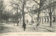 47 Lot Et Garonne / CPA FRANCE 47 "Agen, porte du pin, école communale de garçons"  / PRECURSEUR, avant 1900