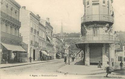 / CPA FRANCE 47 "Agen, Boulevard Carnot"  / PRECURSEUR, avant 1900