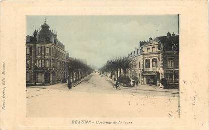 CPA FRANCE 21 "Beaune, avenue de la gare"