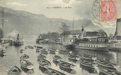 / CPA FRANCE 74 "Annecy, le port"  / PRECURSEUR, avant 1900