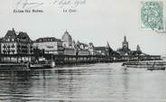 74 Haute Savoie / CPA FRANCE 74 "Evian les bains, le quai" / PRECURSEUR, avant 1900