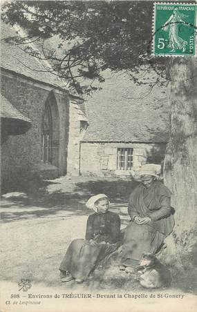 / CPA FRANCE 22 "Environs de Tréguier, devant la chapelle de Saint Gonery" / PRECURSEUR, avant 1900