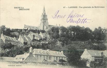 / CPA FRANCE 22 "Lannion, vue générale de Brélévenez" / PRECURSEUR, avant 1900 
