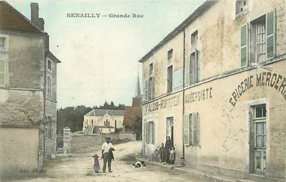 CPA FRANCE 21 "Senailly, Grande Rue" / EPICERIE / MERCERIE