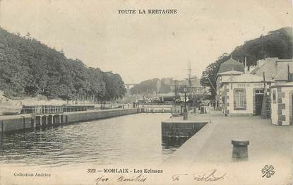 / CPA FRANCE 29 "Morlaix, les écluses" / PRECURSEUR, avant 1900 