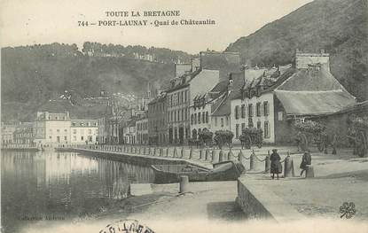 / CPA FRANCE 29 "Port Launay, quai de Châteaulin" / PRECURSEUR, avant 1900 