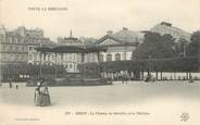 29 Finistere / CPA FRANCE 29 "Brest, le champ de Bataille et le théâtre" / PRECURSEUR, avant 1900 