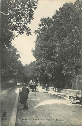 / CPA FRANCE 35 "Dinard, une allée au parc de la Malouine" / PRECURSEUR, avant 1900