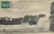 35 Ille Et Vilaine / CPA FRANCE 35 "Paramé, la plage de Rochebonne un jour de tempête" / PRECURSEUR, avant 1900