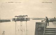 35 Ille Et Vilaine / CPA FRANCE 35 "Saint Malo, le pont roulant"  / PRECURSEUR, avant 1900 