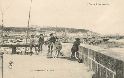 / CPA FRANCE 35 "Cancale, la Houle" / PRECURSEUR, avant 1900 / HLM