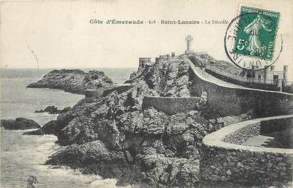 / CPA FRANCE 35 "Saint Lunaire, le Décollé" / PRECURSEUR, avant 1900