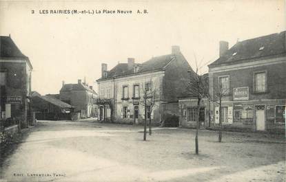 / CPA FRANCE 49 "Les Rairies, la place neuve" / PRECURSEUR, avant 1900