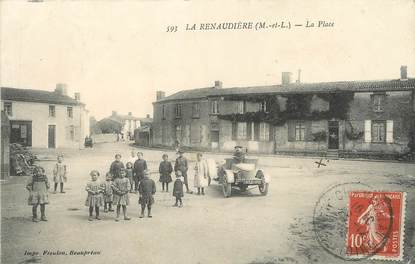 / CPA FRANCE 49 "La Renaudière, la place" / PRECURSEUR, avant 1900