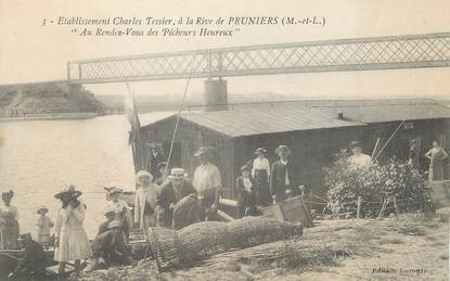 / CPA FRANCE 49 "Etablissement Charles Tessier à la Rive de Pruniers" / PRECURSEUR, avant 1900