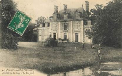 / CPA FRANCE 49 "La Possonière, château de la Loge" / PRECURSEUR, avant 1900 