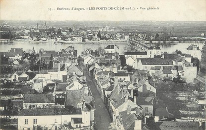 / CPA FRANCE 49 "Les ponts de Cé, vue générale" / PRECURSEUR, avant 1900 