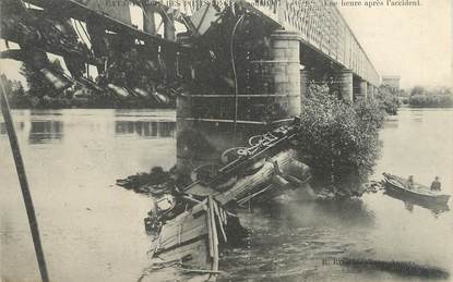 / CPA FRANCE 49 "Catastrophe des Ponts de Cé, une heure après l'accident" / PRECURSEUR, avant 1900 