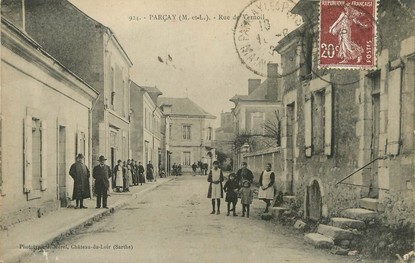 / CPA FRANCE 49 "Parçay, rue de Vernoil" / PRECURSEUR, avant 1900 