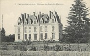 49 Maine Et Loire / CPA FRANCE 49 "Pruillé, château des Grandes Maisons" / PRECURSEUR, avant 1900 
