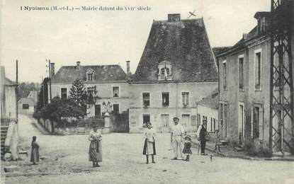 / CPA FRANCE 49 "Nyoiseau, mairie datant du XVII ème siècle" / PRECURSEUR, avant 1900 