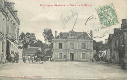 / CPA FRANCE 49 "Mouliherne, place de la mairie" / PRECURSEUR, avant 1900 